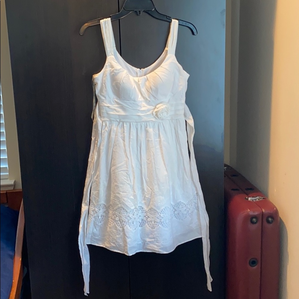 City Triangles White Sun Dress